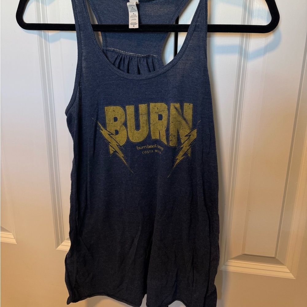 Women's Blue burn Tank Top